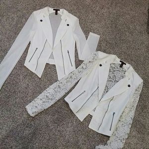 (SOLD) 2 WHITE JACKETS